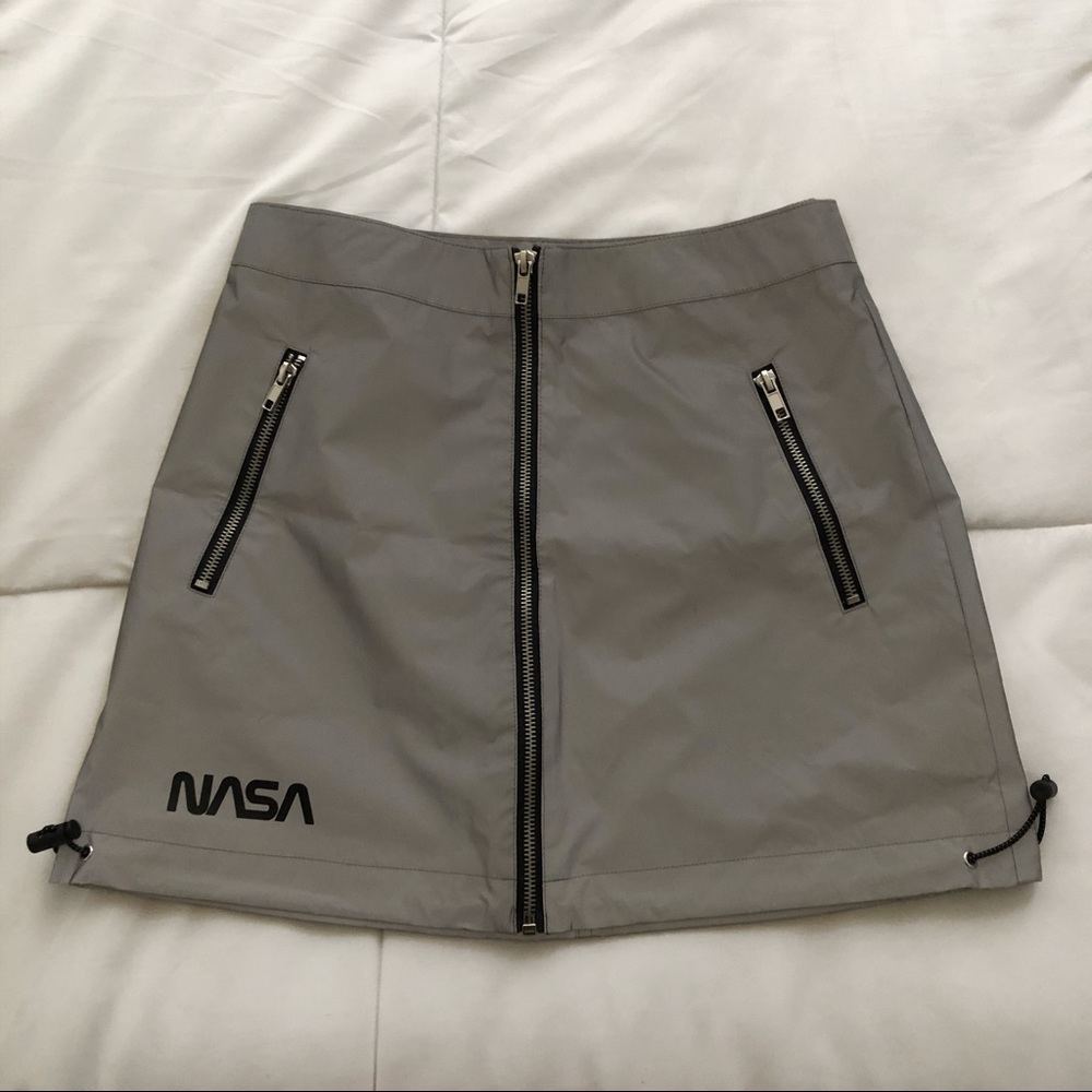 Forever 21 reflective skirt